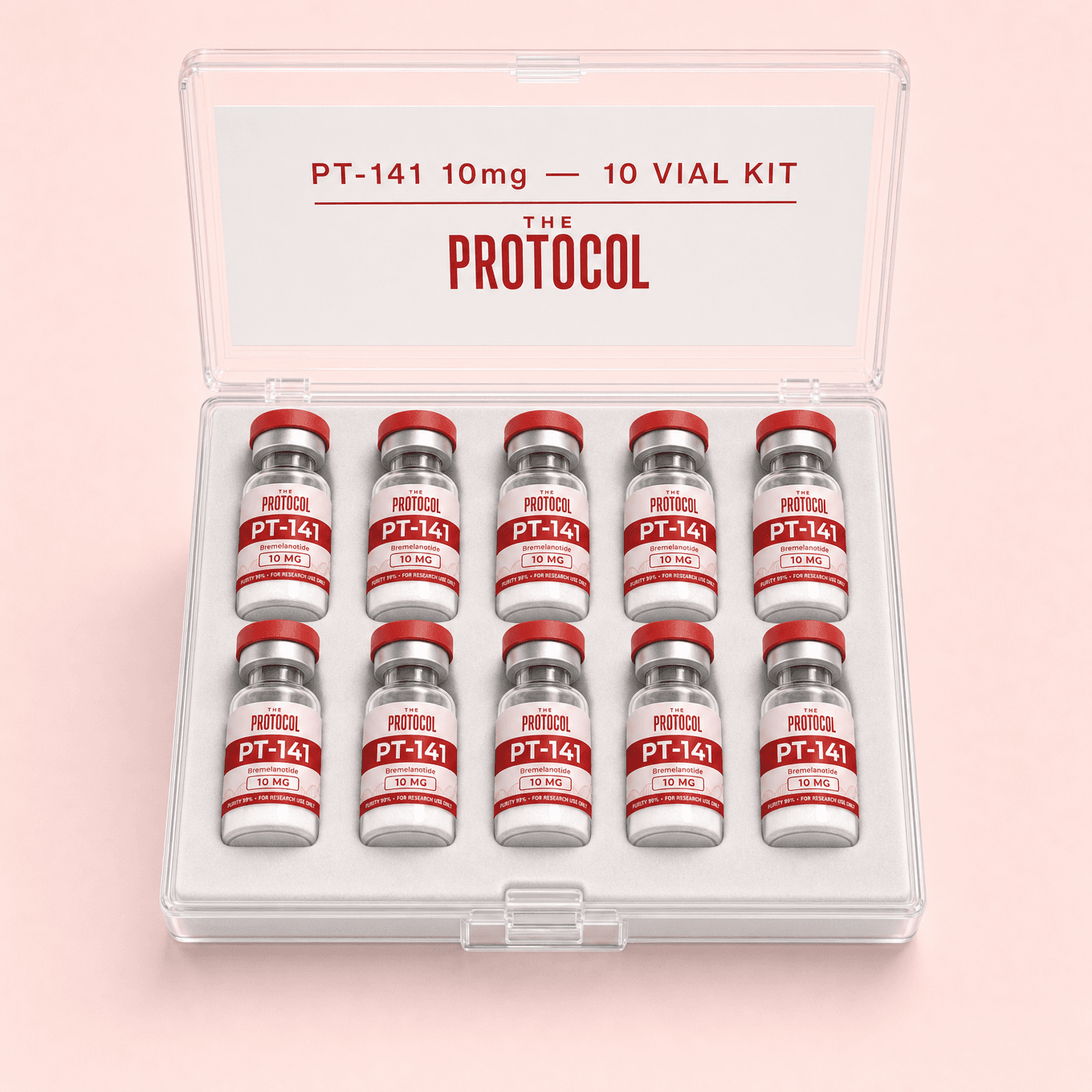 PT-141 (10mg) — 10 Vial Kit