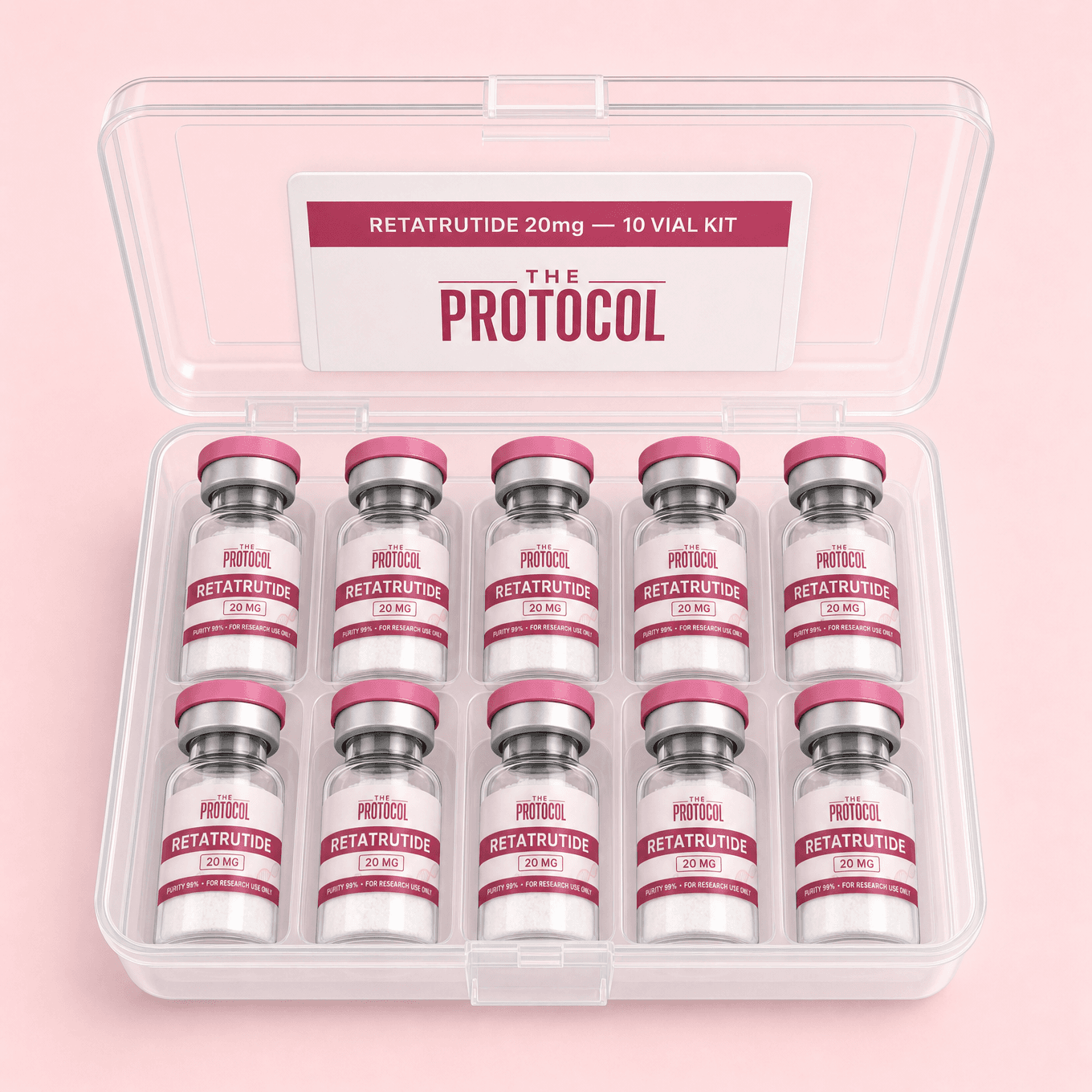 Retatrutide (20mg) — 10 Vial Kit