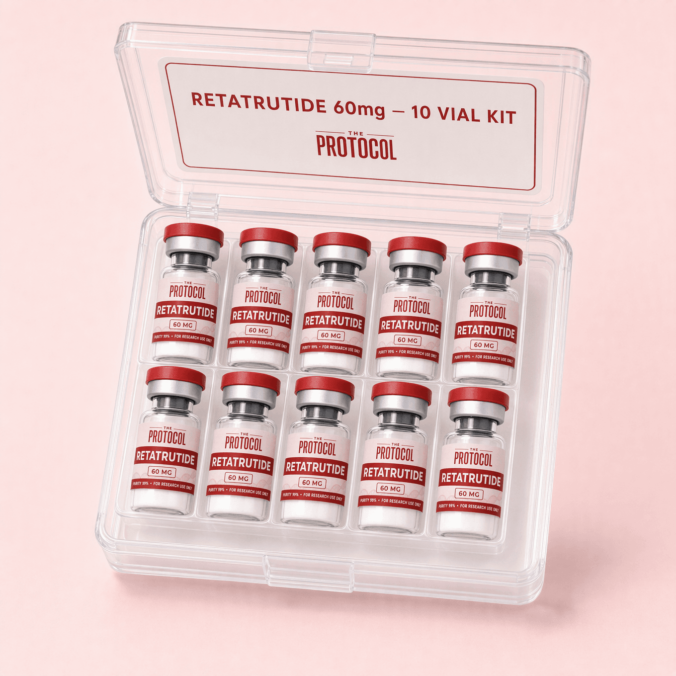 Retatrutide (60mg) — 10 Vial Kit